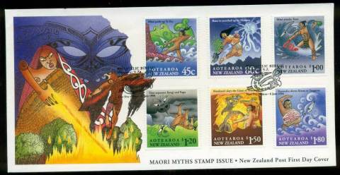 New-Zealand-1994-Maori-Myths-FDC-lot52830