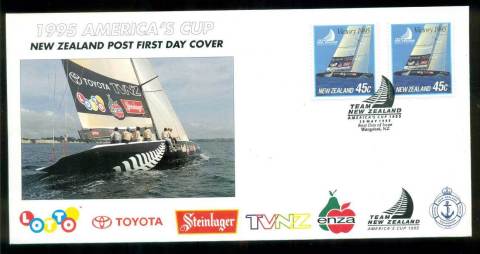 New-Zealand-1995-Americas-Cup-yachts-FDC-lot52842