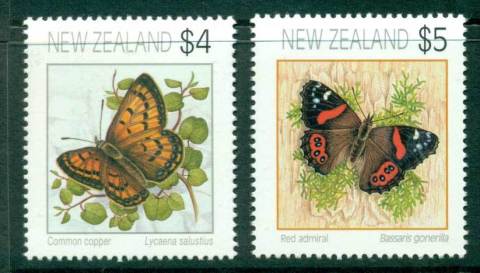 New-Zealand-1995-Butterfly-Defins-MUH-lot23412