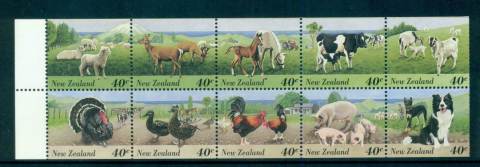 New-Zealand-1995-Farm-Animals-40c-Booklet-pane-MUH-lot53200