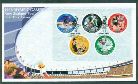 New-Zealand-1996-Atlanta-Olympics-MS-FDC-lot52852