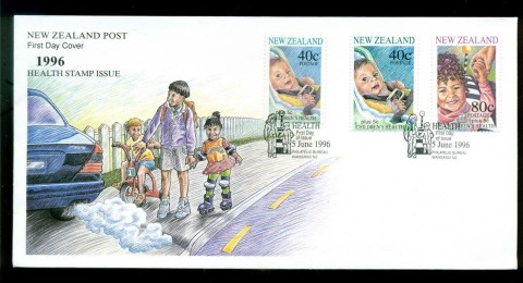 New-Zealand-1996-Health-FDC-lot52857