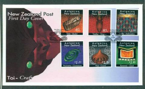 New-Zealand-1996-Maori-Crafts-FDC-lot52851