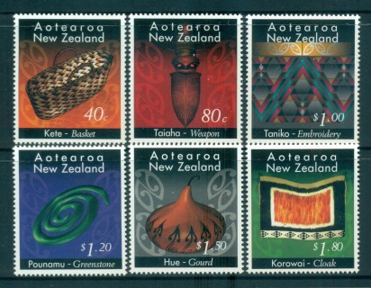 New-Zealand-1996-Maori-Crafts-MUH-lot53208