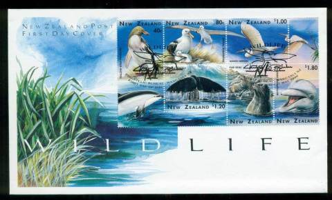 New-Zealand-1996-Marine-Wildlife-FDC-lot52854