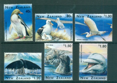 New-Zealand-1996-Marine-Wildlife-MUH-lot53214