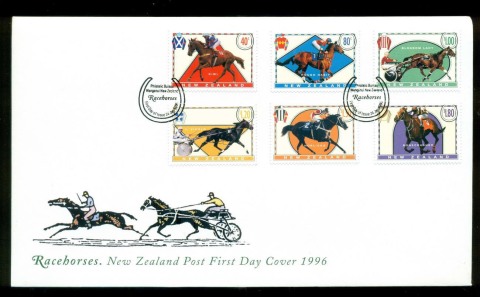 New-Zealand-1996-Race-Horses-FDC-lot52856