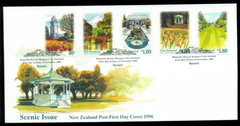 New-Zealand-1996-Scenic-gardens-FDC-lot52868