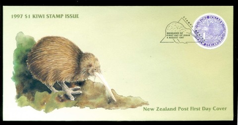 New-Zealand-1997-1-Kiwi-Bird-FDC-lot52880