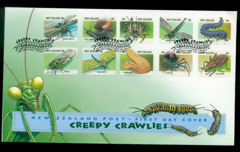 New-Zealand-1997-Creepy-Crawlies-PS-FDC-lot52873