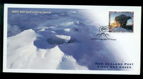 New-Zealand-1997-Definitive-10-Mt-Ruapehu-FDC-lot52875