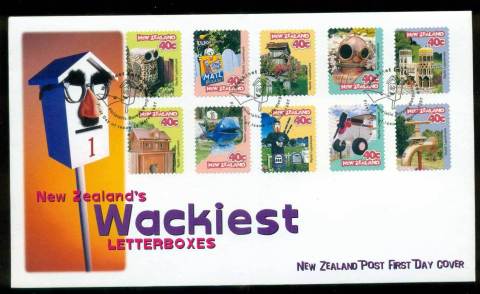 New-Zealand-1997-Wackiest-Post-Boxes-PS-FDC-lot52882