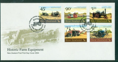 New-Zealand-2004-Farm-Equipment-FDC-Lot18998