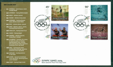 New-Zealand-2004-Olympics-FDC-Lot19005