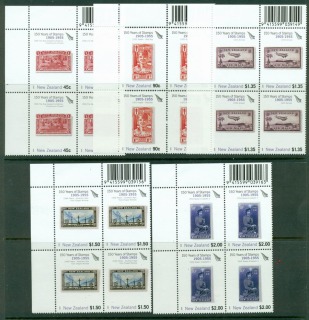 New-Zealand-2005-Stamp-Anniversary-Blk-41955-MUH-Lot17684