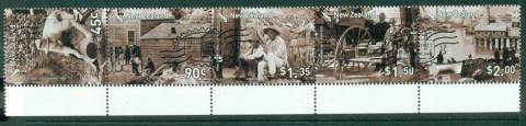 New-Zealand-2006-Gold-Rush-Strip-Stamp-Points-Opt-MUH-lot23401