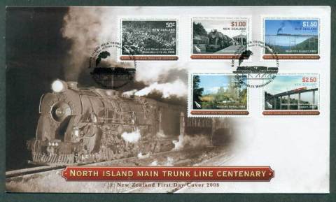 New-Zealand-2008-Railway-Centenary-FDC-Lot28110