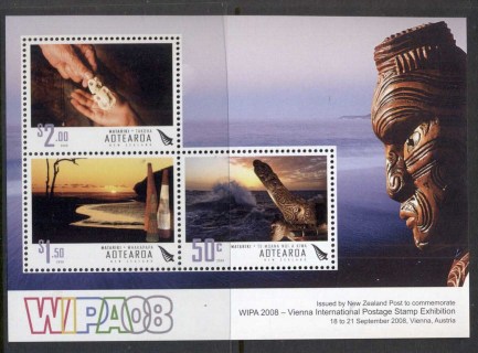 New-Zealand-2008-Vienna-Stamp-Ex-MS-MUH