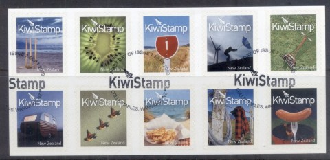 New-Zealand-2009-Kiwi-Stamp-Blk10-PS-CTO-FDI