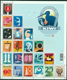 New-Zealand-2011-Counting-in-Kiwi-sheetlet-Muh-XL-Shipping