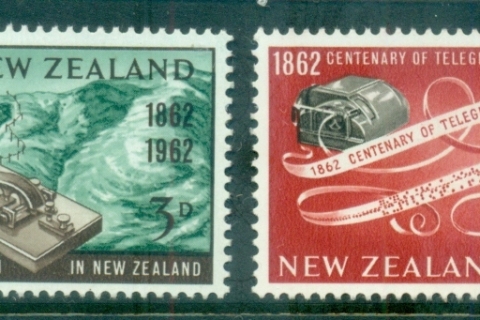 New-Zealand-1962-Telegraph-Centenary-MLH