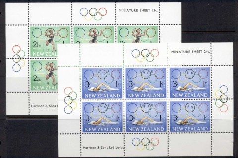 New-Zealand-1968-Health-Summer-Olympics-Mexico-City-2xMS-MUH