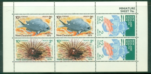 New-Zealand-1979-Health-Stamps-Sportsmen-MS-MUH