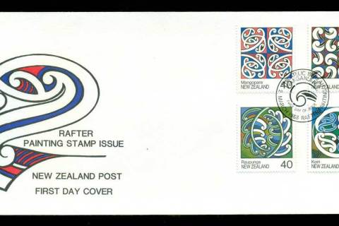 New-Zealand-1988-Maori-Rafter-paintings-FDC-lot52761