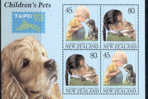 New-Zealand-1993-Childrens-Pets-MUH