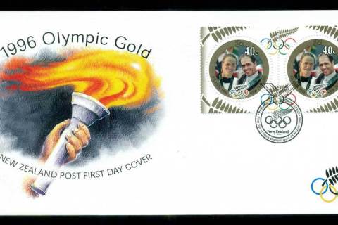 New-Zealand-1996-Olympic-Gold-FDC-lot52858