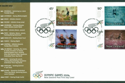New-Zealand-2004-Olympics-FDC-Lot19005