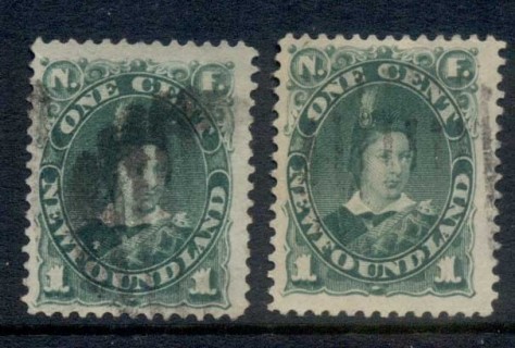 Newfoundland-1880-96-Prince-Edward-VII-green-2xshades