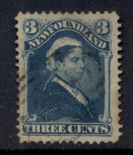 Newfoundland-1880-Queen-Victoria-3c-blue-tones-FU