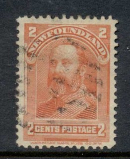 Newfoundland-1897-1901-2c-orange-Prince-Edward-VII-as-Prince-of-Wales-FU