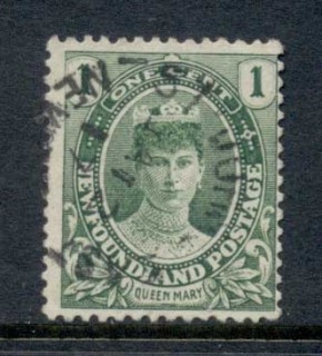 Newfoundland-1911-Royal-Family-Queen-Mary-1c-FU