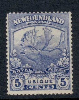 Newfoundland-1919-5c-Caribou-FU