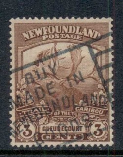 Newfoundland-1919-Trail-of-the-Caribou-3c-FU