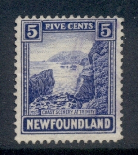 Newfoundland-1923-24-Pictorials-5c-FU