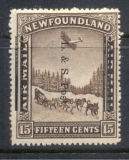 Newfoundland-1933-Land-Sea-Opt-on-Airmail