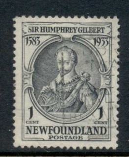 Newfoundland-1933-Sir-Humphrey-Gilbert-1c-FU