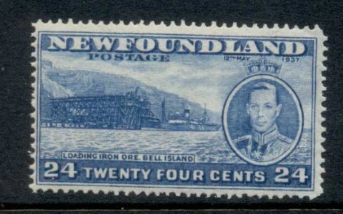 Newfoundland-1937-KGVI-Pictorial-24c-MUH