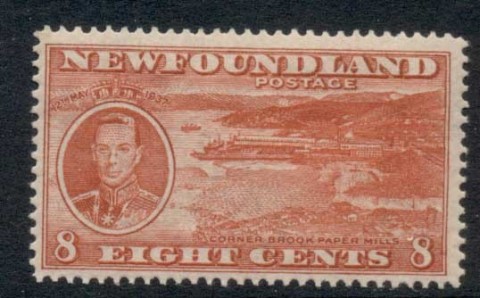 Newfoundland-1937-KGVI-Pictorial-8c-MUH