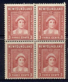 Newfoundland-1938-Royal-Family-3c-toned-gum-Blk4-MLH