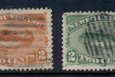 Newfoundland-1880-96-Codfish-2c-Green-Orange-FU