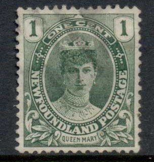 Newfoundland-1911-Royal-Family-1c-Queen-Mary-FU