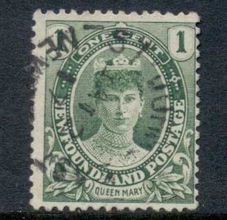 Newfoundland-1911-Royal-Family-Queen-Mary-1c-FU