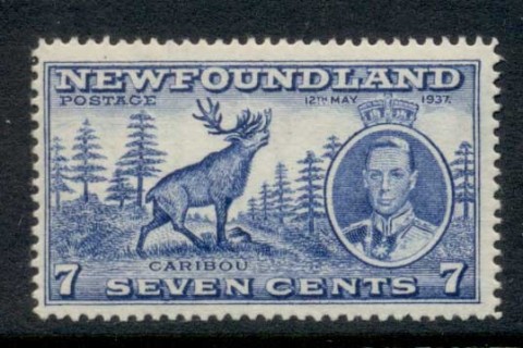 Newfoundland-1937-KGVI-Pictorial-7c-MUH