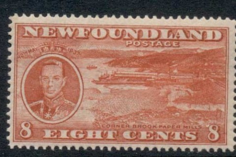 Newfoundland-1937-KGVI-Pictorial-8c-MUH