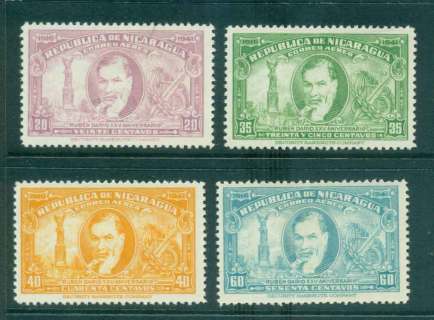 Nicaragua-1941-Ruben-dario-20c-thin-spotMLH-lot43196