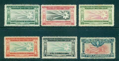 Nicaragua-1945-Discovery-of-America-by-Columbus-MNG-MLH-lot43198